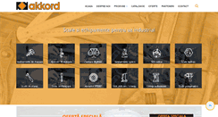 Desktop Screenshot of akkord.ro