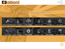 Tablet Screenshot of akkord.ro